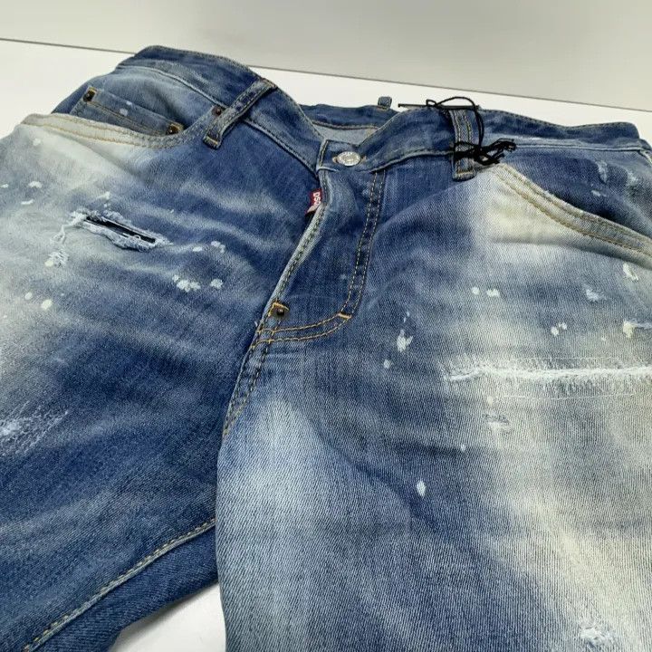 Dsquared2 DSQUARED2 FW21 High Waist Ripped Jeans 0079 Size US 34 / EU 50 - 10 Thumbnail
