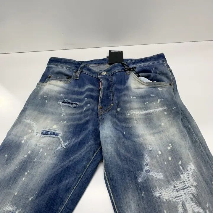 Dsquared2 DSQUARED2 FW21 High Waist Ripped Jeans 0079 Size US 34 / EU 50 - 7 Thumbnail