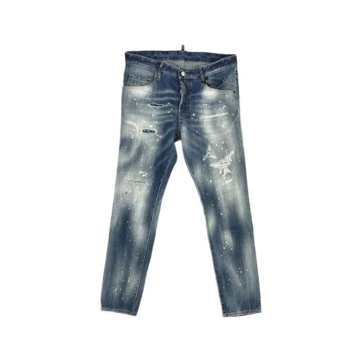 Dsquared2 DSQUARED2 FW21 High Waist Ripped Jeans 0079 Size US 34 / EU 50 - 2 Thumbnail