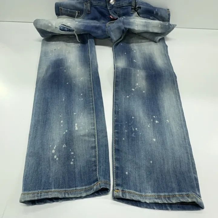 Dsquared2 DSQUARED2 FW21 High Waist Ripped Jeans 0079 Size US 34 / EU 50 - 8 Thumbnail