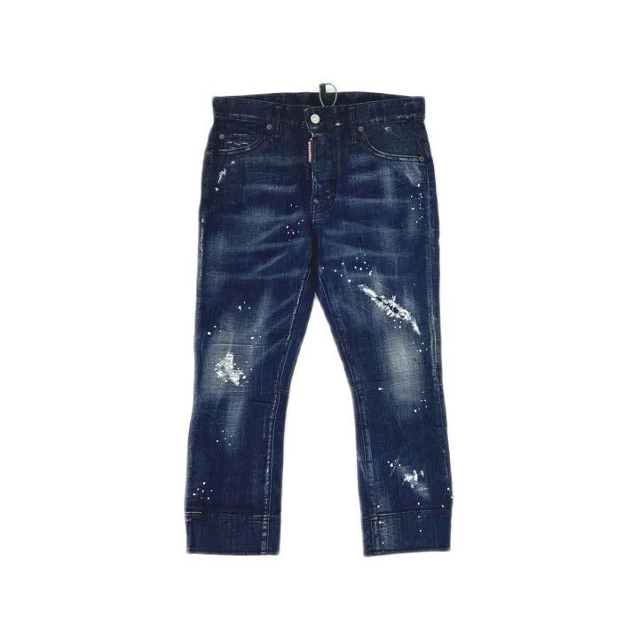 Dsquared2 DSQUARED2 Slim Fit Distressed Denim Pants 0079 Size US 40 / EU 56 - 2 Thumbnail