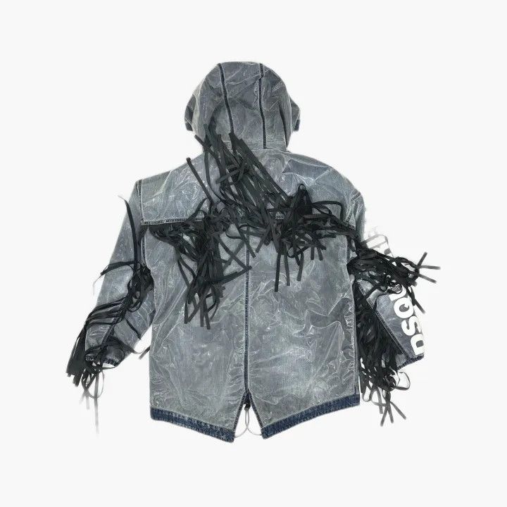 Dsquared2 DSQUARED2 Blue Zip Hoodie Jacket 0079 Size US XS / EU 42 / 0 - 3 Thumbnail