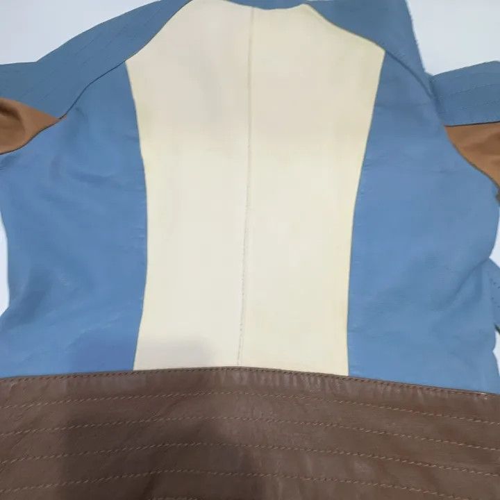 Dsquared2 DSQUARED2 Stylish Multi-Color Zip Leather Jacket 0079 Size US M / EU 48-50 / 2 - 11 Thumbnail
