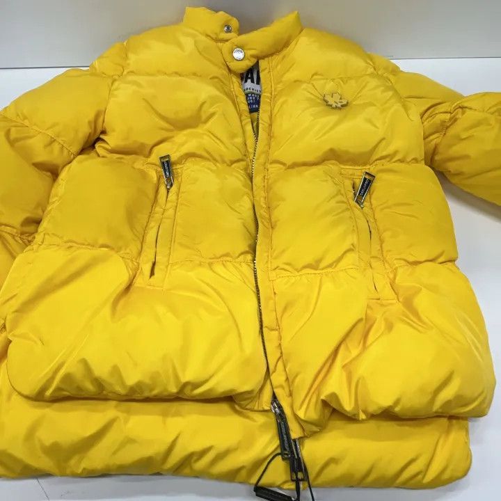 Dsquared2 DSQUARED2 Classic Comfortable Yellow Puffer Jacket 0079 Size US M / EU 48-50 / 2 - 9 Thumbnail