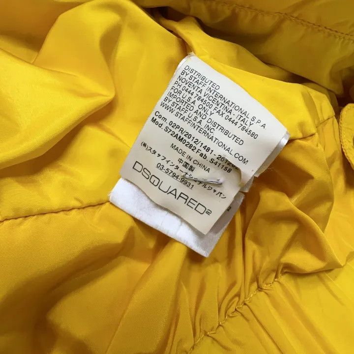 Dsquared2 DSQUARED2 Classic Comfortable Yellow Puffer Jacket 0079 Size US M / EU 48-50 / 2 - 4 Thumbnail