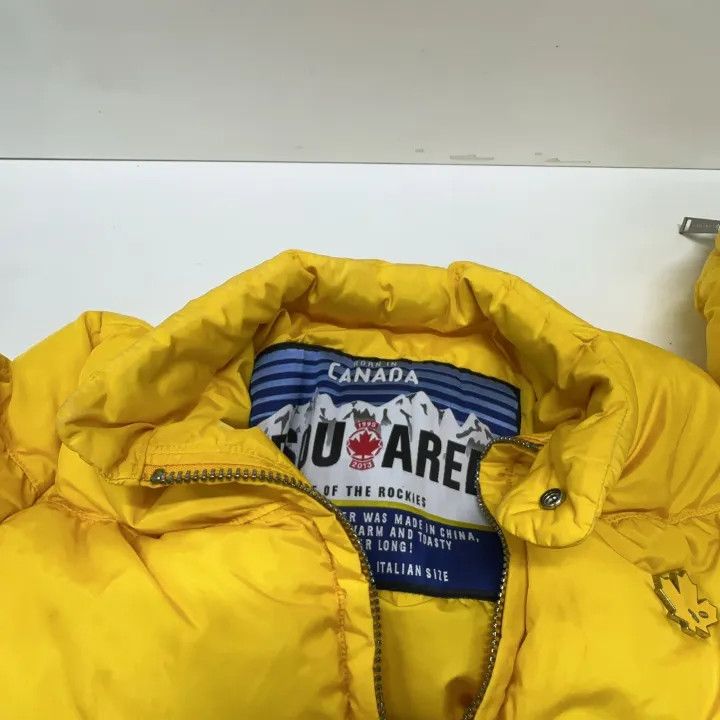 Dsquared2 DSQUARED2 Classic Comfortable Yellow Puffer Jacket 0079 Size US M / EU 48-50 / 2 - 7 Thumbnail