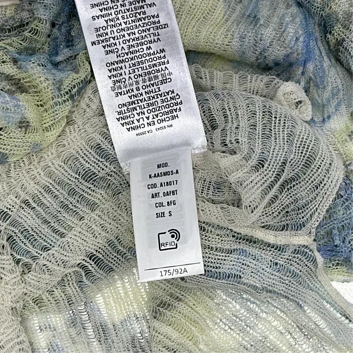 Diesel Diesel SS25 Floral Long Sleeve Knit Top 0079 Size US S / EU 44-46 / 1 - 4 Thumbnail