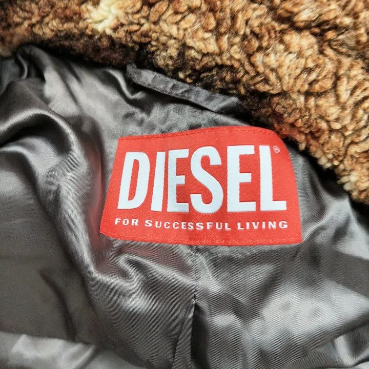 Diesel Diesel Brown Long Sleeve Oversized Coat 0079 Size US XXS / EU 40 - 4 Thumbnail