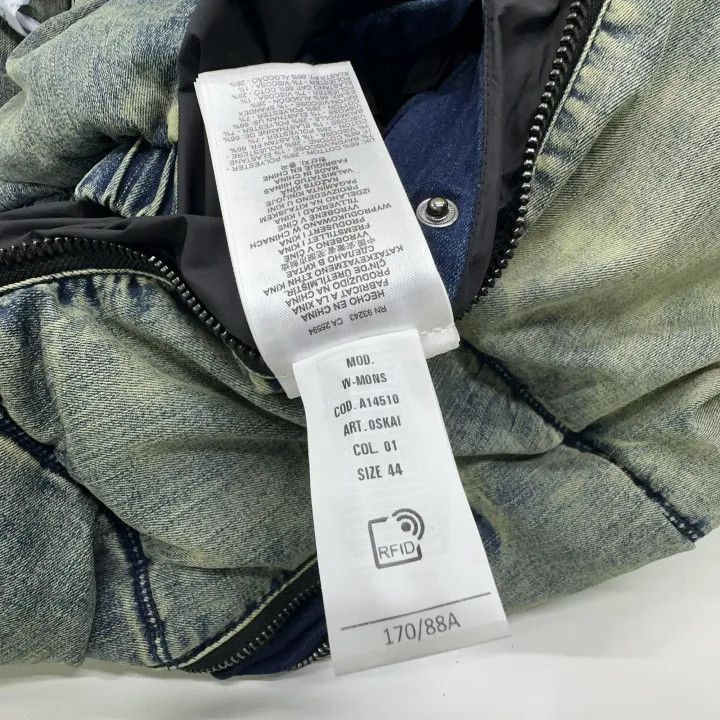 Diesel Diesel Blue Hooded Long Sleeve Puffer Jacket 0079 Size US L / EU 52-54 / 3 - 4 Thumbnail