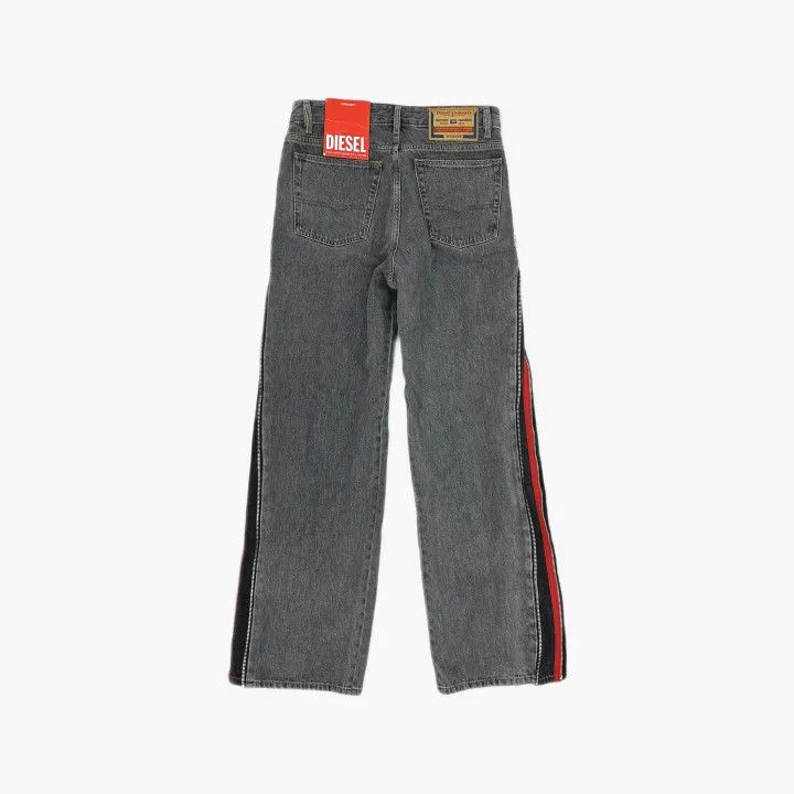 Diesel Diesel Gray Wide Leg Straight Jeans for Men 0079 Size US 30 / EU 46 - 3 Thumbnail