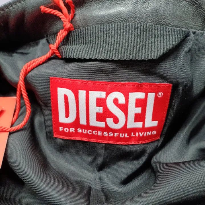 Diesel Diesel Black Logo Print Long Sleeve Jacket 0079 Size US L / EU 52-54 / 3 - 3 Thumbnail