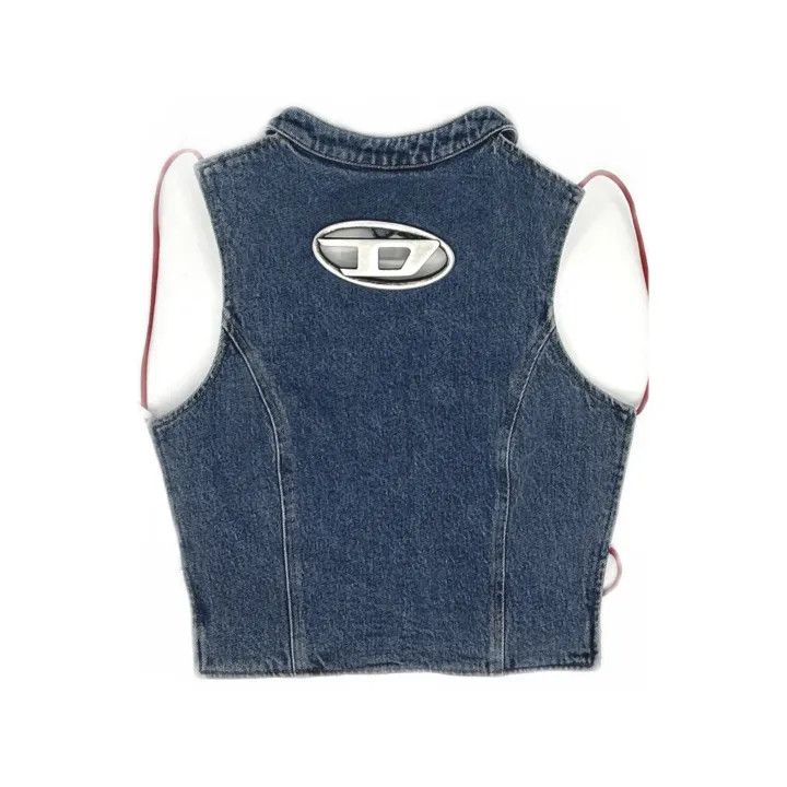 Diesel Diesel SS23 Vintage Denim Sleeveless Top 0079 Size US M / EU 48-50 / 2 - 2 Thumbnail