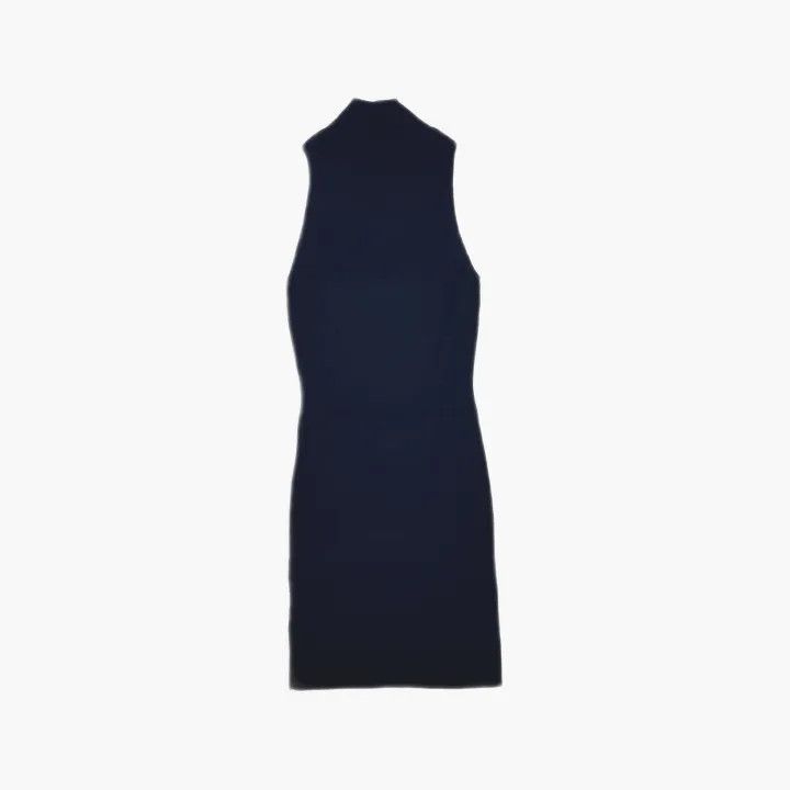 Diesel DIESEL Blue Sleeveless High Neck Dress for Women 0079 Size US S / EU 44-46 / 1 - 3 Thumbnail