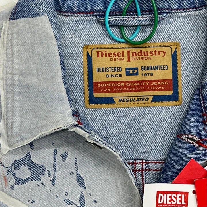Diesel Diesel SS22 Button-Up Denim Jacket 0079 Size US L / EU 52-54 / 3 - 4 Thumbnail