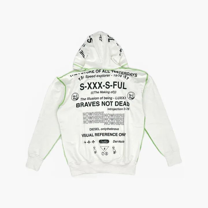 Diesel Diesel Casual Solid Color Letter Hoodie 0079 Size US S / EU 44-46 / 1 - 3 Thumbnail