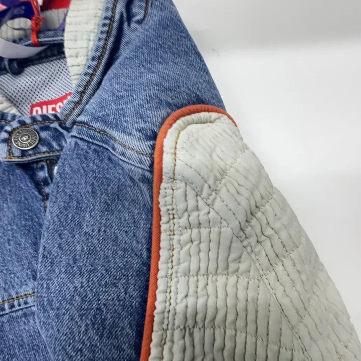 Diesel Diesel Logo Patch Zip Jacket for Men 0079 Size US S / EU 44-46 / 1 - 9 Thumbnail
