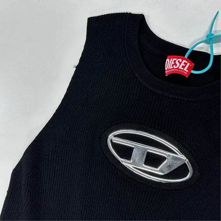 Diesel Diesel Sleeveless Logo Top for Ladies 0079 Size US L / EU 52-54 / 3 - 8 Thumbnail