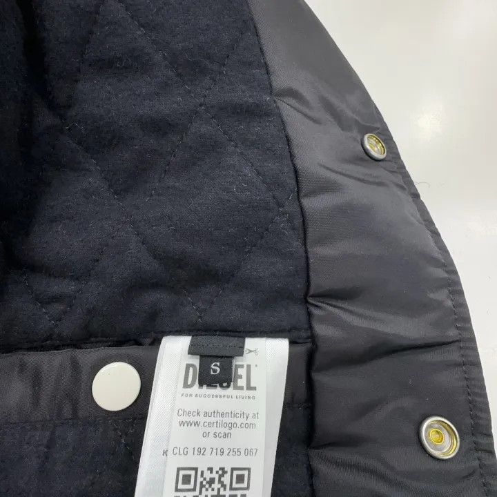 Diesel Diesel Men's Letter Print Baseball Jacket 0079 Size US S / EU 44-46 / 1 - 7 Thumbnail