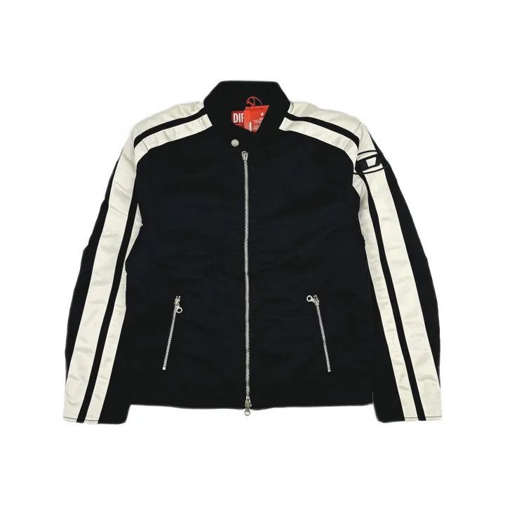 Diesel Diesel Black Zip-Up Long Sleeve Jacket 0079 Size US L / EU 52-54 / 3 - 2 Thumbnail