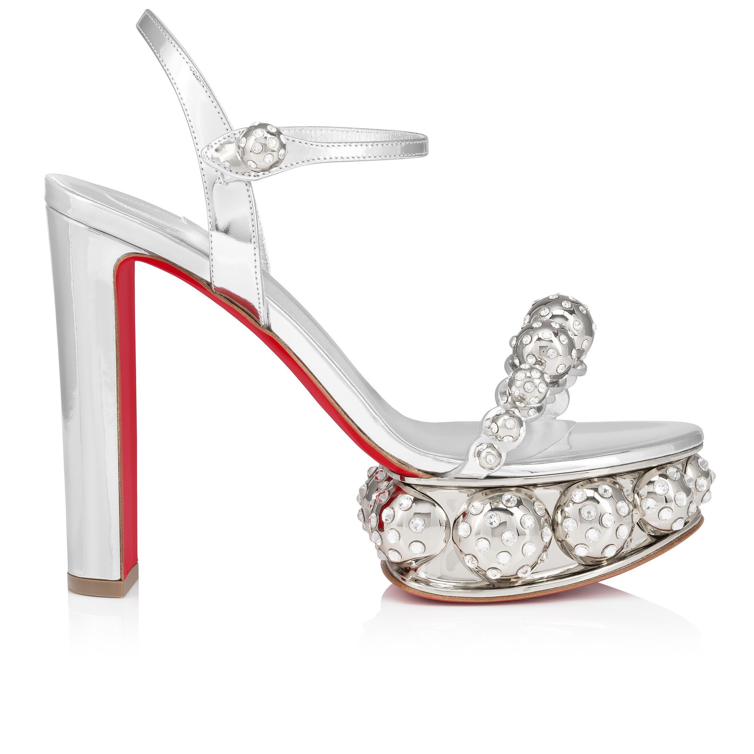 Christian Louboutin atmospherica 130mm silver Size US 5 / IT 35 - 2 Thumbnail