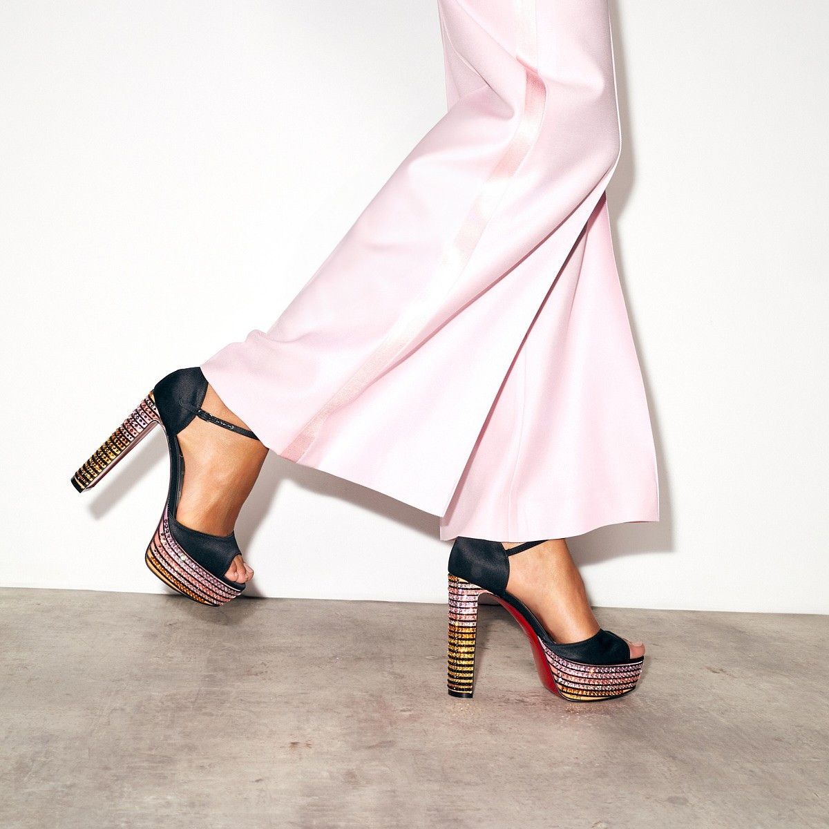 Christian Louboutin sandaloo strass aftersun Size US 12 / IT 42 - 2 Thumbnail