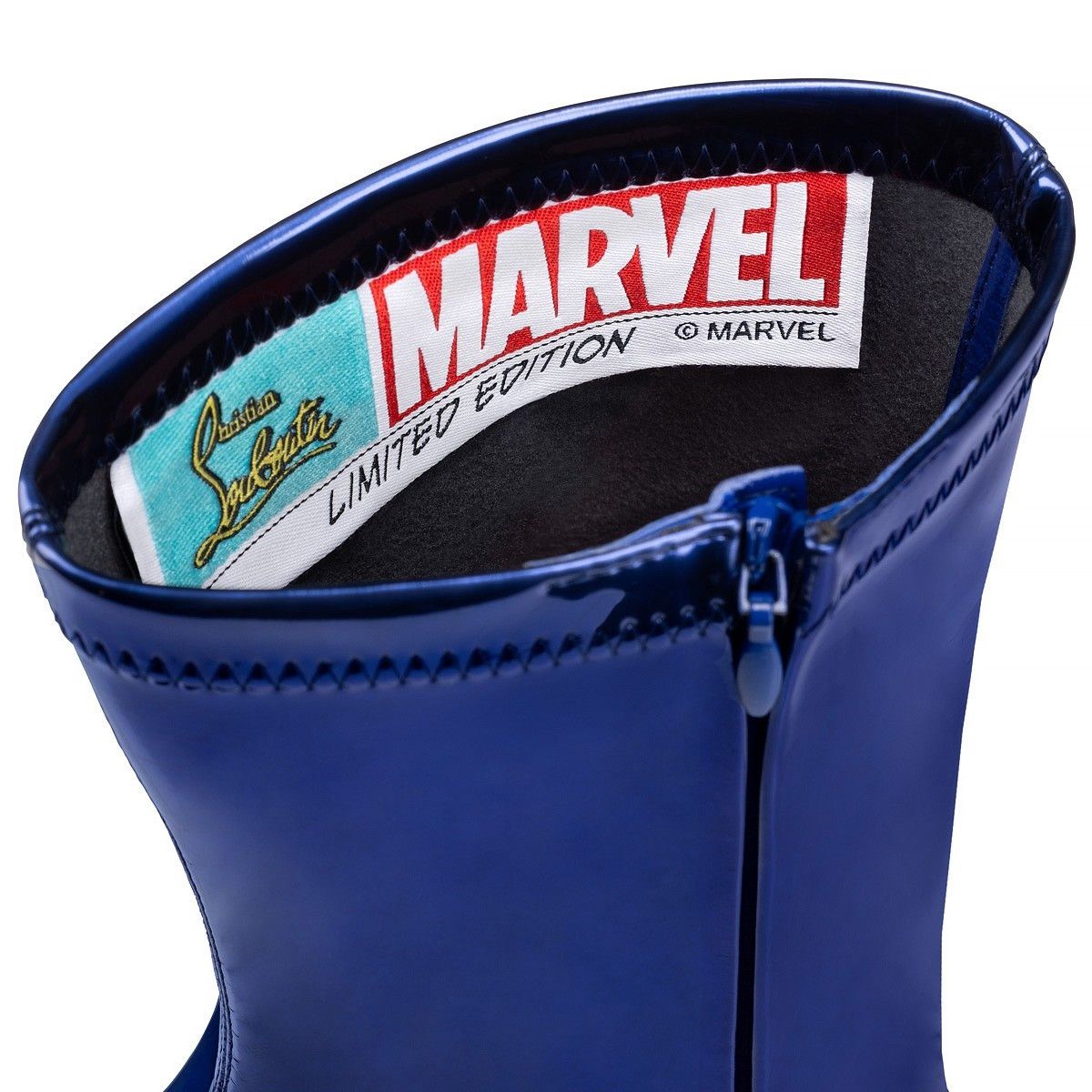 Christian Louboutin cosmic boot 100mm blue limited edition Size US 5 / IT 35 - 7 Thumbnail