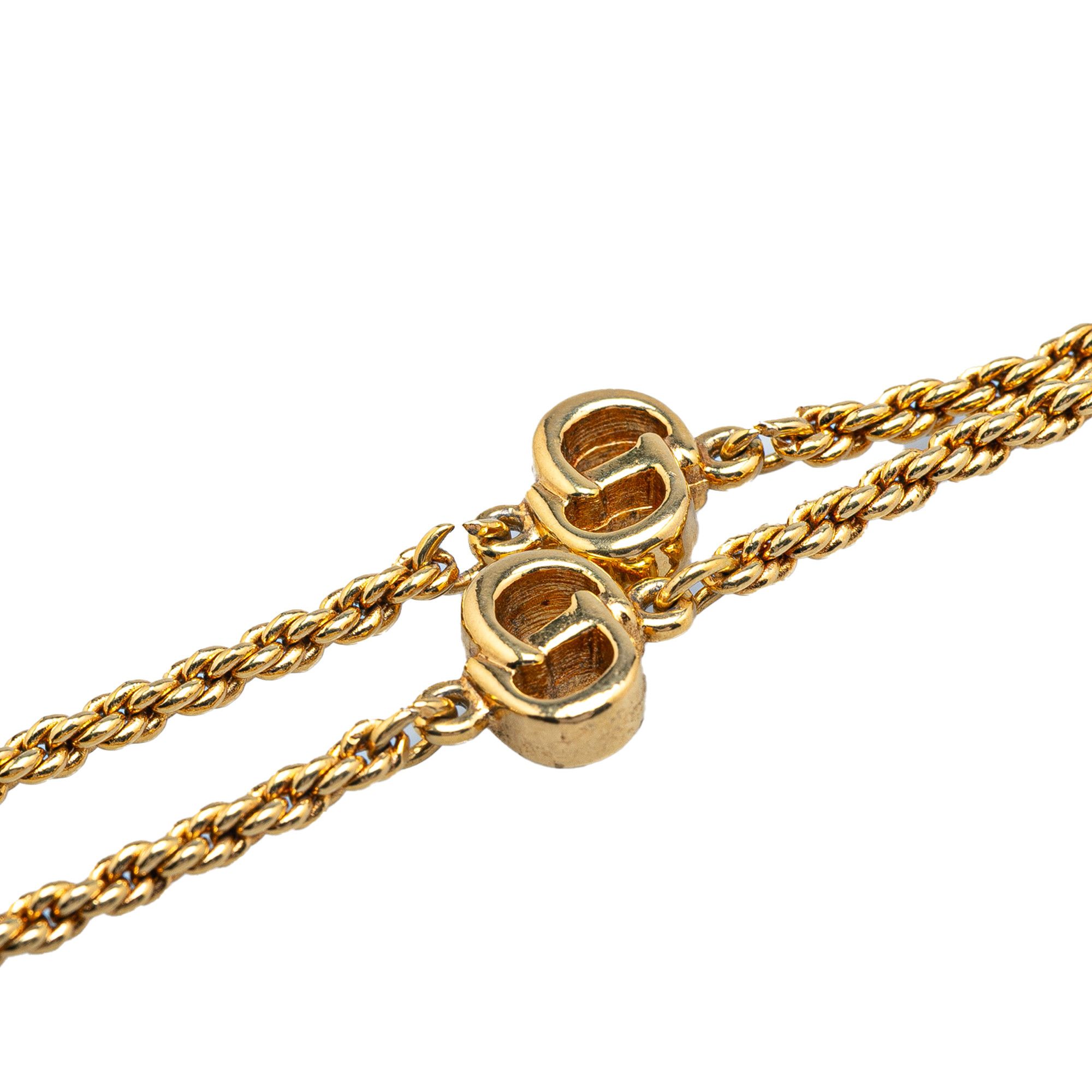 Dior Dior Gold Plated CD Logo Chain Necklace Size ONE SIZE - 3 Thumbnail
