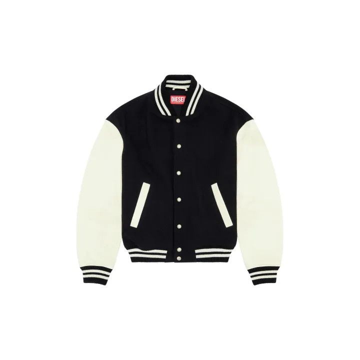 Diesel Diesel Color Blocked Long Sleeve Baseball Jacket 0079 Size US L / EU 52-54 / 3 - 2 Thumbnail