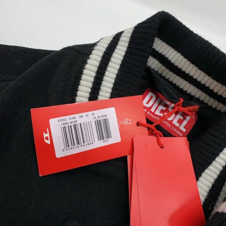 Diesel Diesel Color Blocked Long Sleeve Baseball Jacket 0079 Size US L / EU 52-54 / 3 - 4 Thumbnail