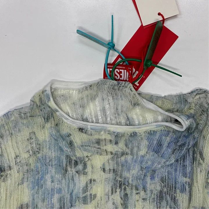 Diesel Diesel Spring 2025 Floral Long Sleeve Knit Top 0079 Size US S / EU 44-46 / 1 - 5 Thumbnail