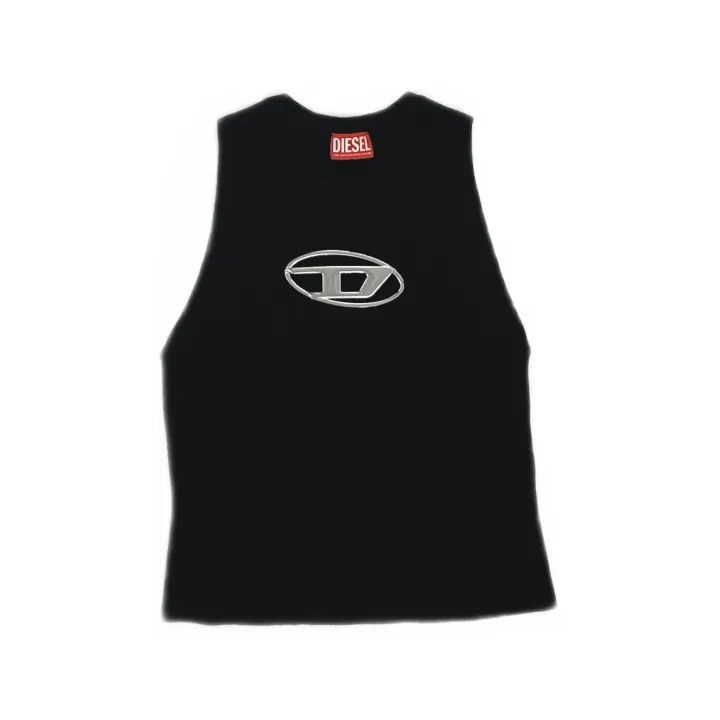 Diesel Diesel Women's Sleeveless Logo Tank Top 0079 Size US L / EU 52-54 / 3 - 2 Thumbnail