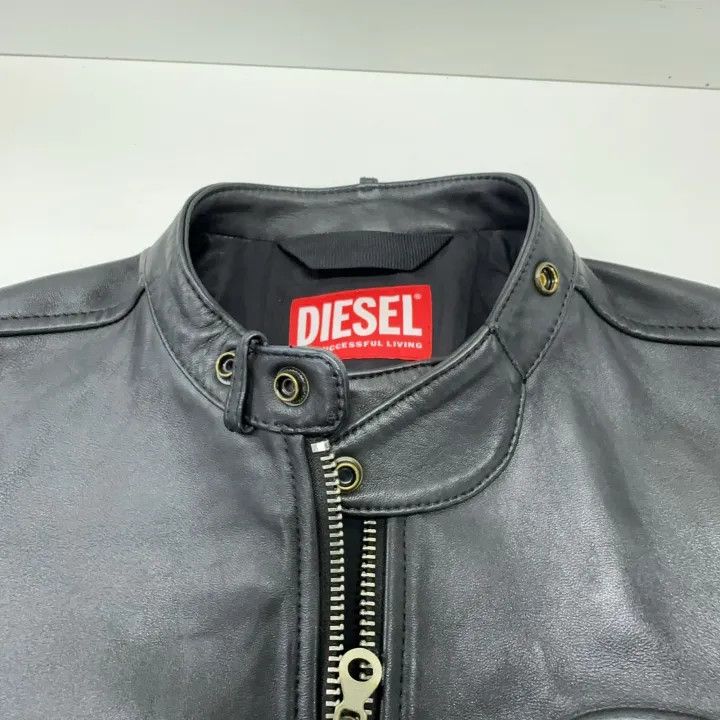 Diesel Diesel Black Logo Print Long Sleeve Jacket 0079 Size US L / EU 52-54 / 3 - 7 Thumbnail
