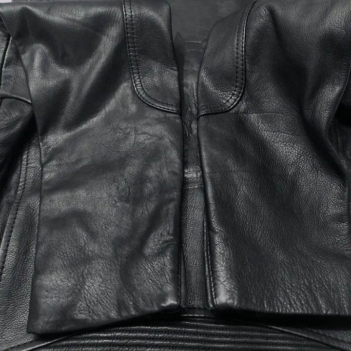 Diesel Diesel Black Leather Biker Jacket 0079 Size US S / EU 44-46 / 1 - 11 Thumbnail