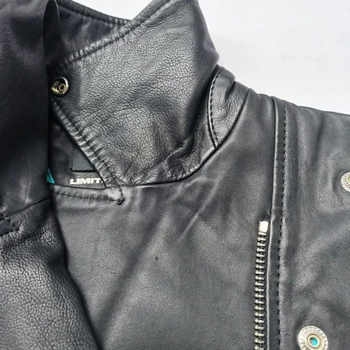 Diesel Diesel Black Leather Biker Jacket 0079 Size US S / EU 44-46 / 1 - 7 Thumbnail