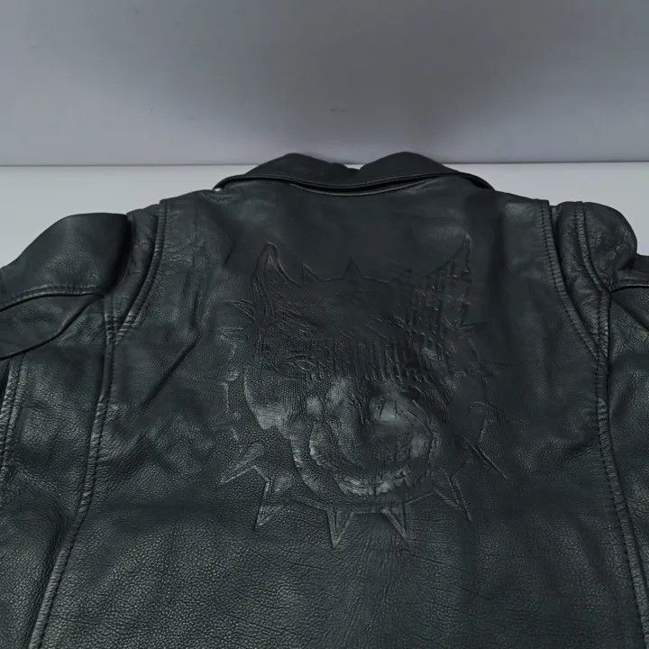 Diesel Diesel Black Leather Biker Jacket 0079 Size US S / EU 44-46 / 1 - 5 Thumbnail