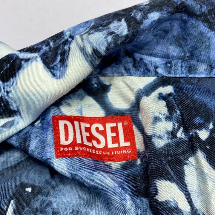 Diesel Diesel Short Sleeve Landscape Print Shirt 0079 Size US XXL / EU 58 / 5 - 3 Thumbnail
