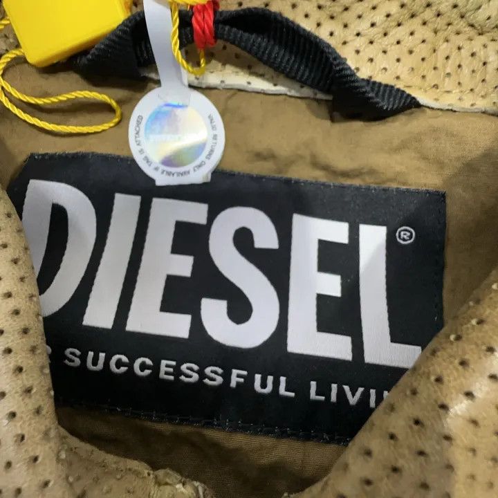 Diesel Diesel SS23 Brown Casual Zip Jacket 0079 Size US L / EU 52-54 / 3 - 5 Thumbnail