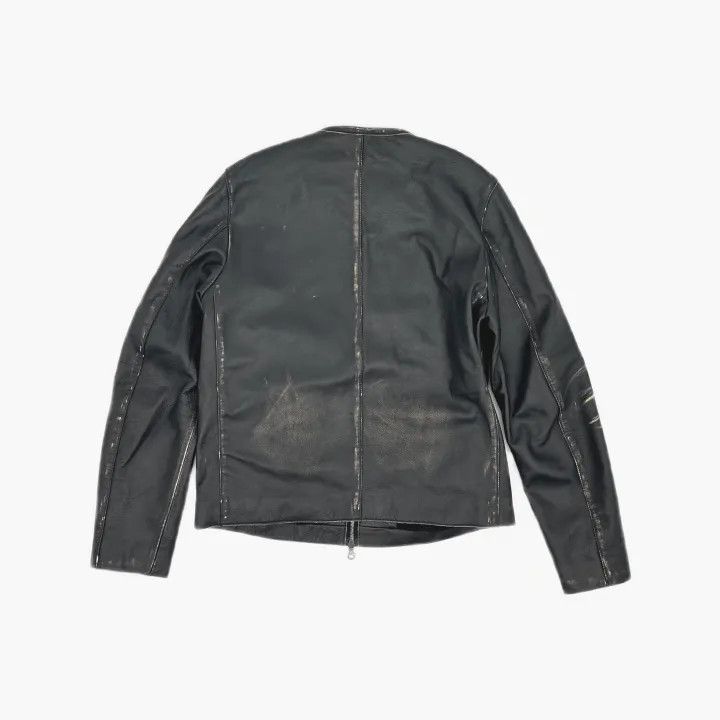 Diesel Diesel Black Zip Long Sleeve Leather Jacket 0079 Size US L / EU 52-54 / 3 - 3 Thumbnail