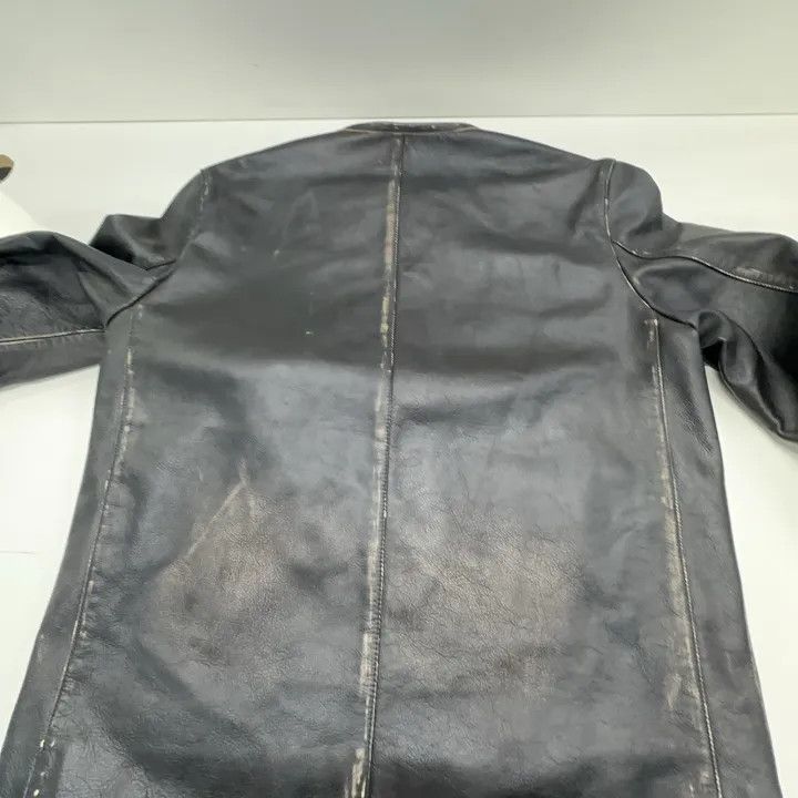 Diesel Diesel Black Zip Long Sleeve Leather Jacket 0079 Size US L / EU 52-54 / 3 - 10 Thumbnail