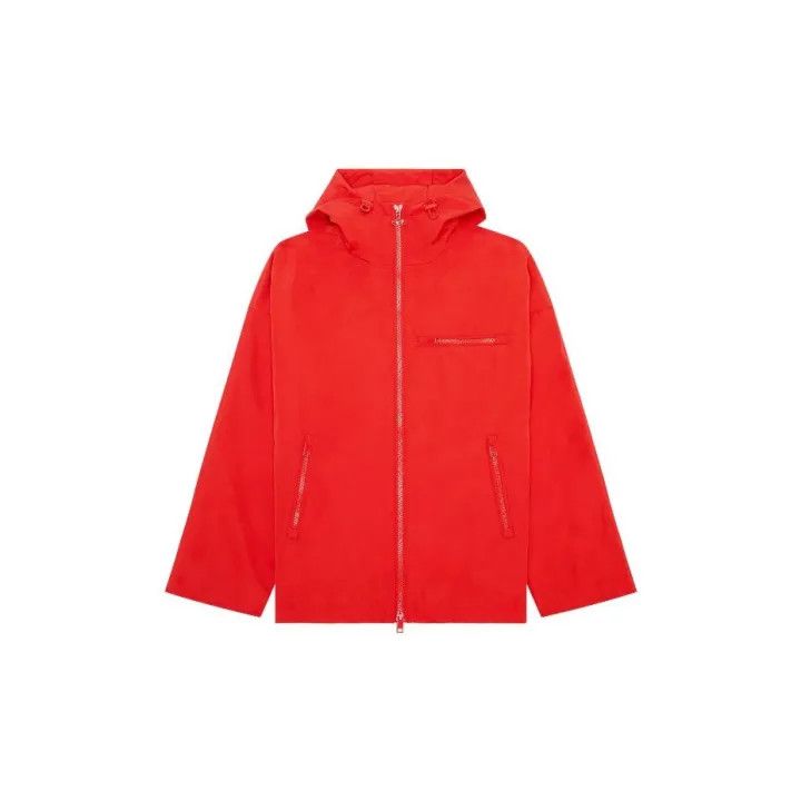 Diesel Diesel Red Hooded Jacket for Men 0079 Size US L / EU 52-54 / 3 - 2 Thumbnail