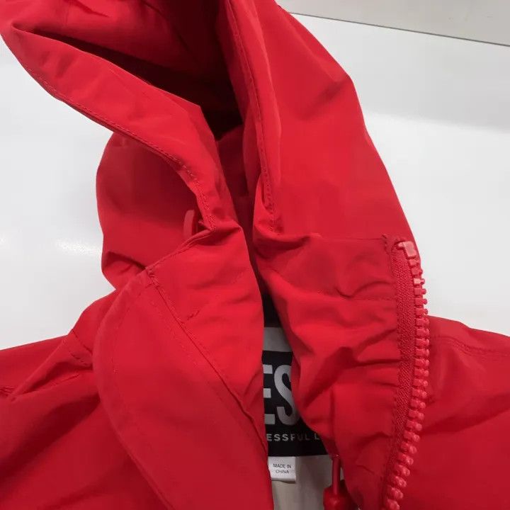 Diesel Diesel Red Hooded Jacket for Men 0079 Size US L / EU 52-54 / 3 - 7 Thumbnail