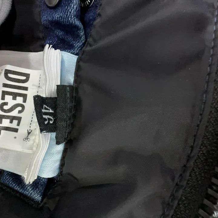 Diesel Diesel Blue Hooded Puffer Jacket for Men 0079 Size US M / EU 48-50 / 2 - 4 Thumbnail