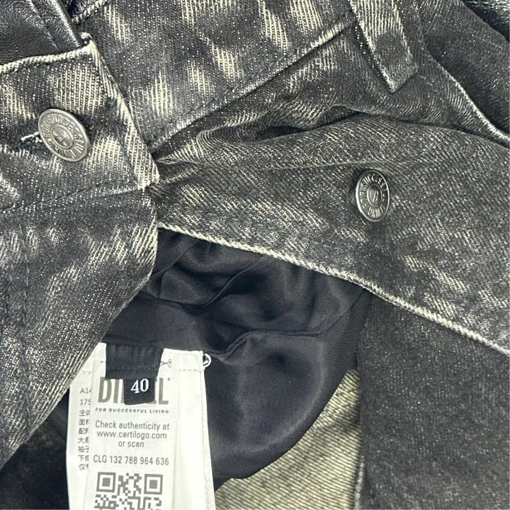 Diesel Diesel Black Long Sleeve Dress Coat for Women 0079 Size US M / EU 48-50 / 2 - 2 Thumbnail