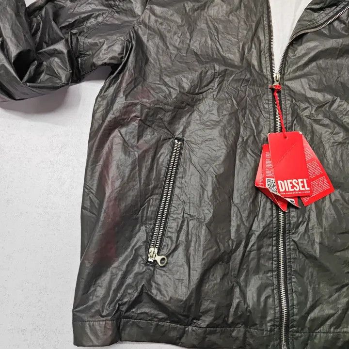 Diesel Diesel Solid Color Zipper Jacket Male 0079 Size US L / EU 52-54 / 3 - 9 Thumbnail