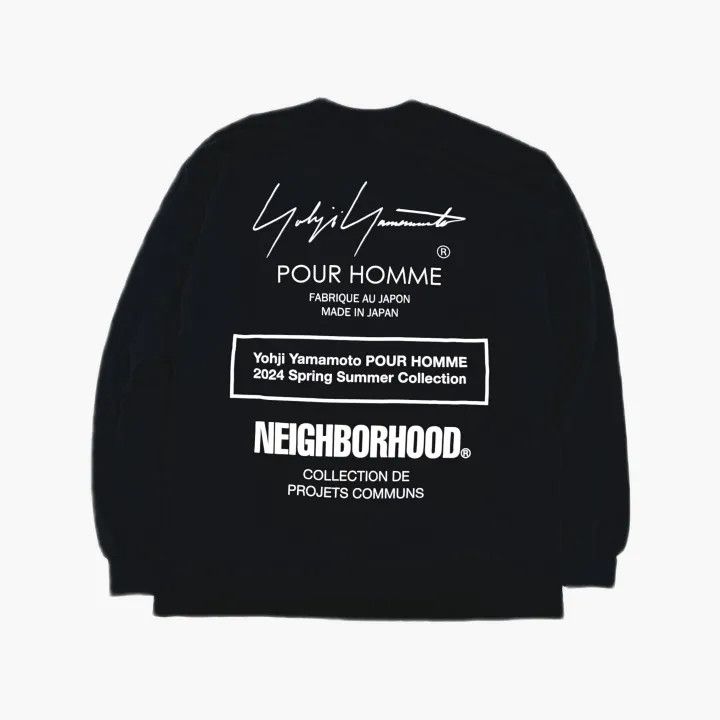 Yohji Yamamoto Yohji Yamamoto Black Long Sleeve Sweatshirt 0079 Size US L / EU 52-54 / 3 - 3 Thumbnail