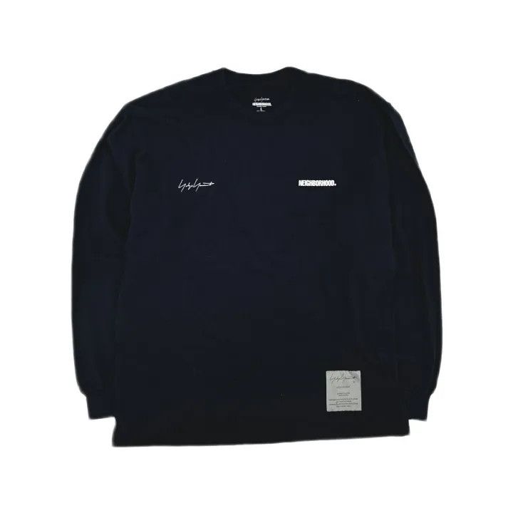 Yohji Yamamoto Yohji Yamamoto Black Long Sleeve Sweatshirt 0079 Size US L / EU 52-54 / 3 - 2 Thumbnail