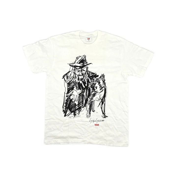 Yohji Yamamoto Supreme x Yohji Yamamoto Graphic T-Shirt 0079 Size US M / EU 48-50 / 2 - 2 Thumbnail