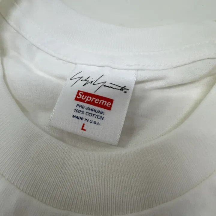 Yohji Yamamoto Supreme Yohji Yamamoto Signature Logo T-Shirt 0079 Size US L / EU 52-54 / 3 - 5 Thumbnail