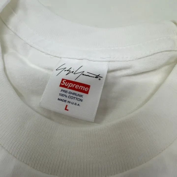 Yohji Yamamoto Supreme Yohji Yamamoto Signature Logo T-Shirt 0079 Size US L / EU 52-54 / 3 - 4 Thumbnail
