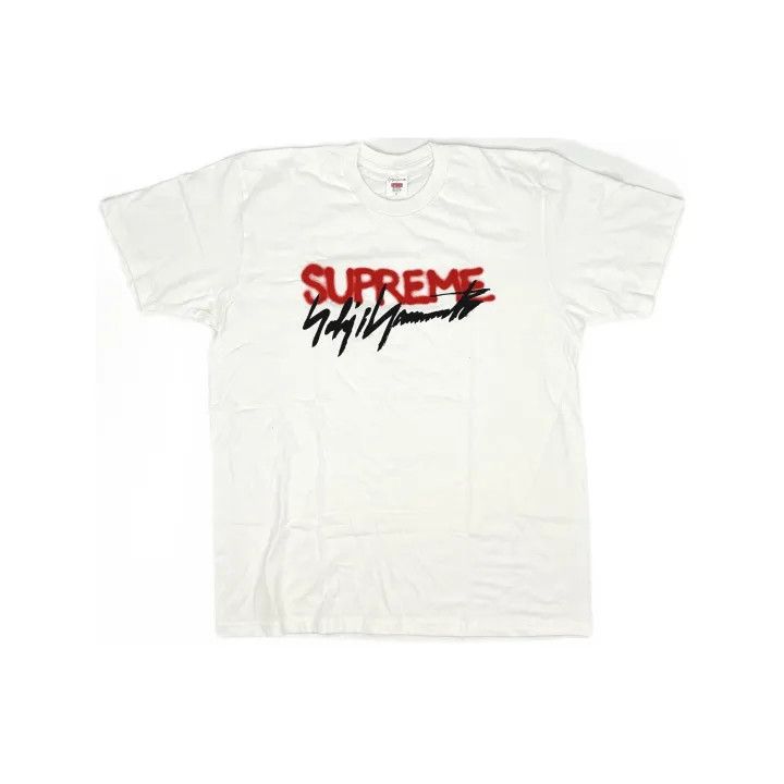 Yohji Yamamoto Supreme Yohji Yamamoto Signature Logo T-Shirt 0079 Size US L / EU 52-54 / 3 - 2 Thumbnail